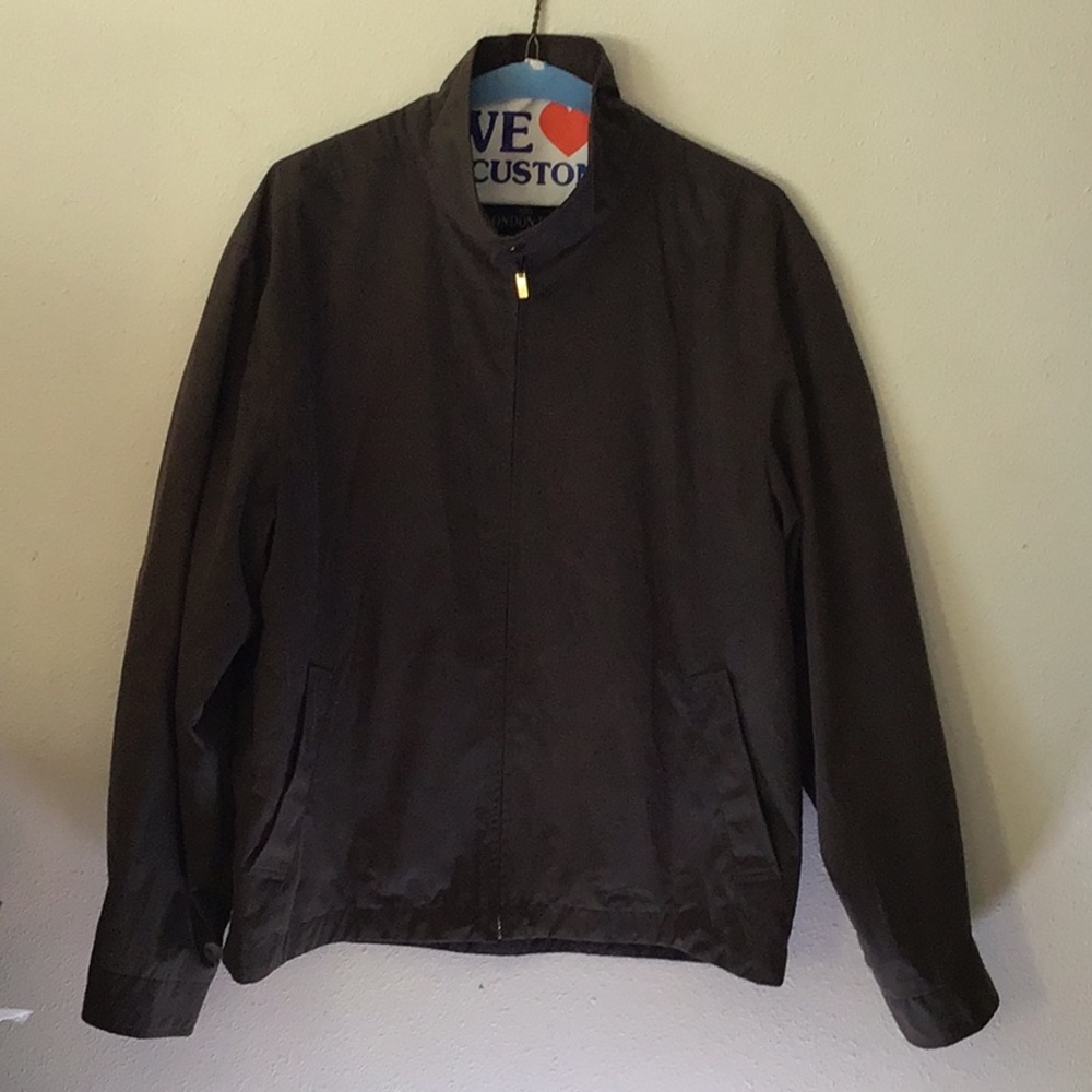Men’s London Fog Rain Jacket Gray